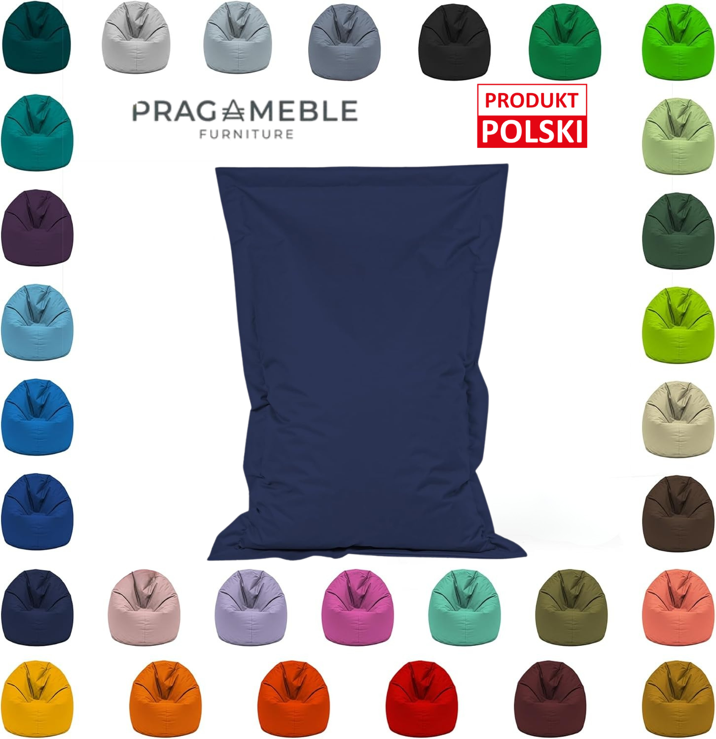 DUŻA PUFA / MATERAC PODŁOGOWY  DOMU I OGRODU WODOODPORNA (Kopia)