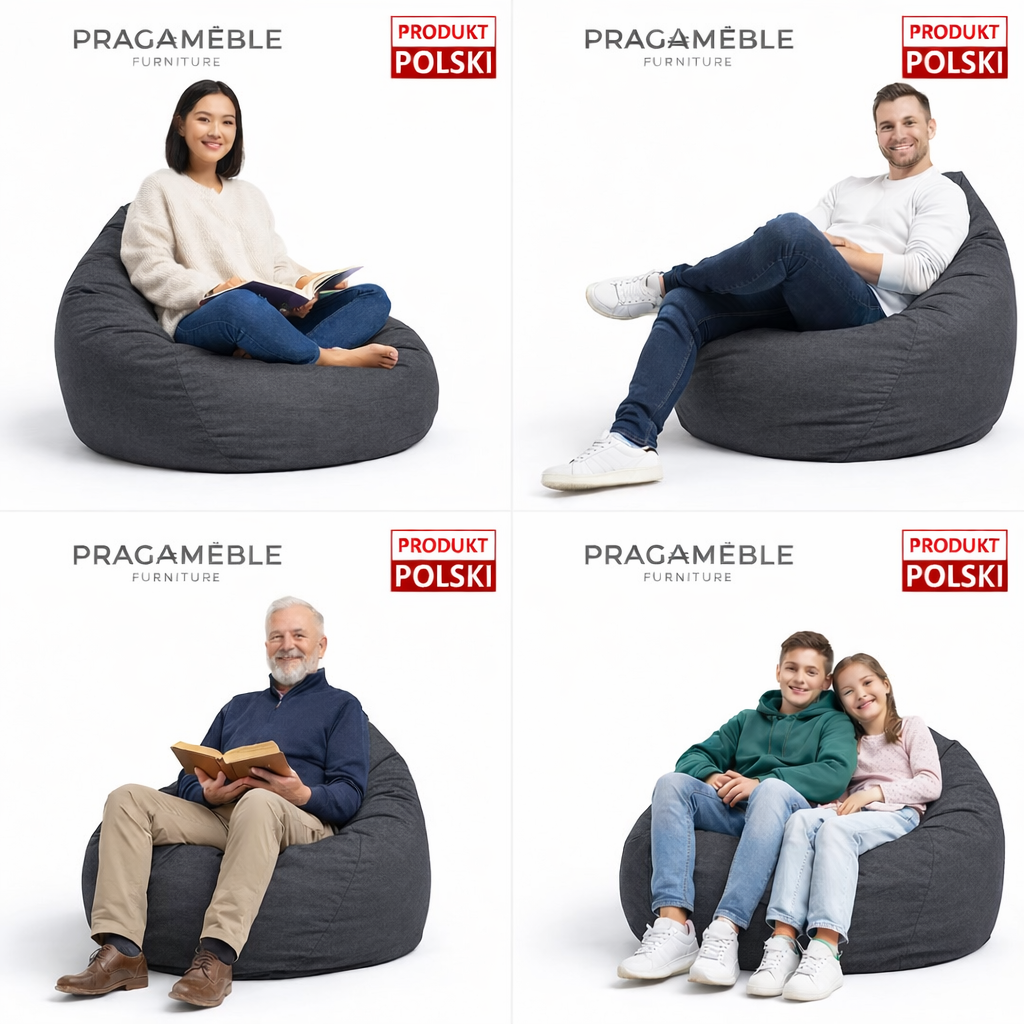PUFA worek sako – KOMFORT PREMIUM DO DOMU I OGRODU WODOODPORNA