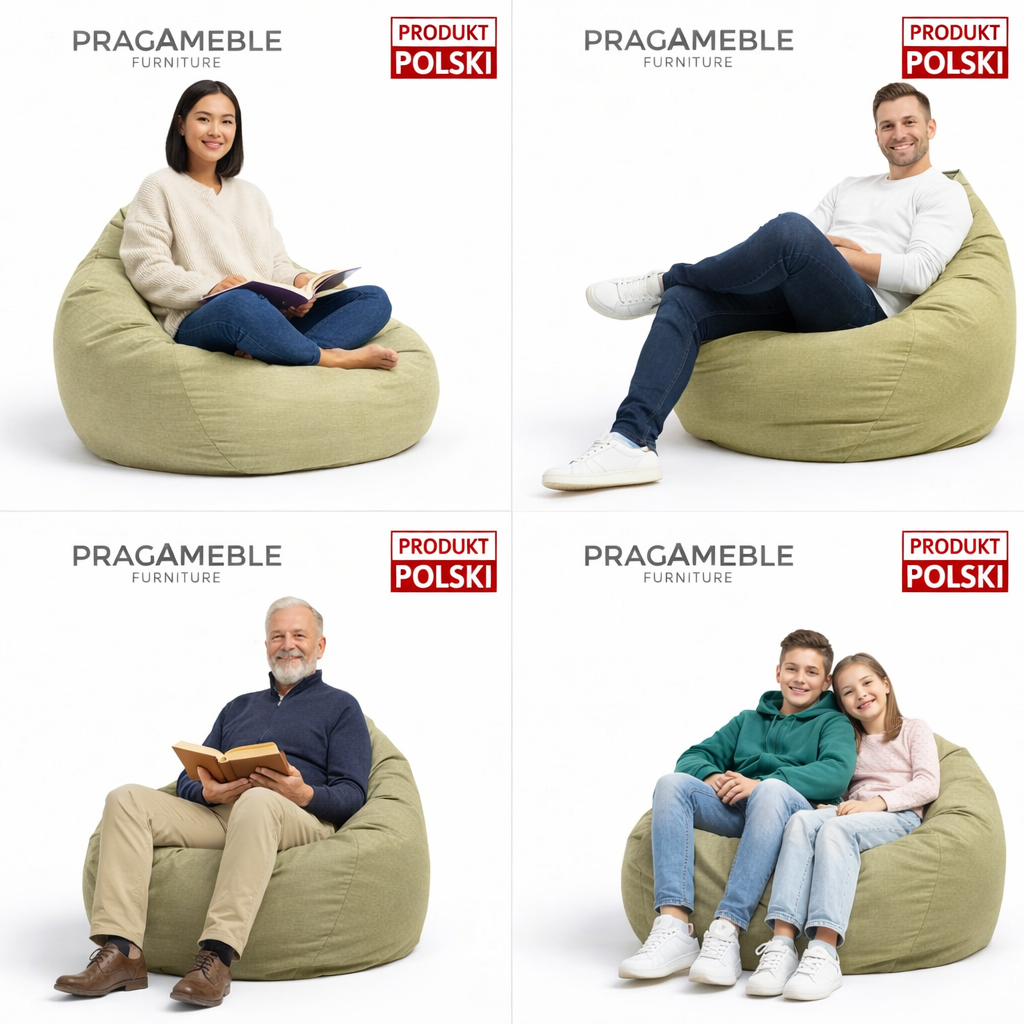 PUFA worek sako – KOMFORT PREMIUM DO DOMU I OGRODU WODOODPORNA