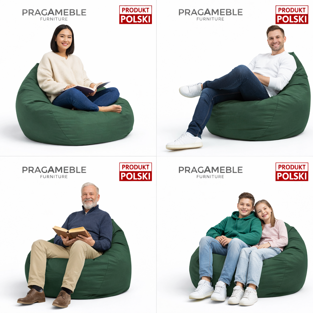 PUFA worek sako – KOMFORT PREMIUM DO DOMU I OGRODU WODOODPORNA