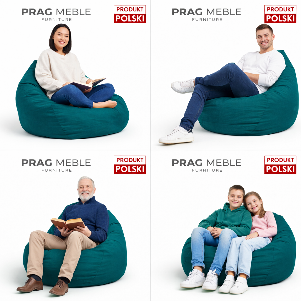 PUFA worek sako – KOMFORT PREMIUM DO DOMU I OGRODU WODOODPORNA