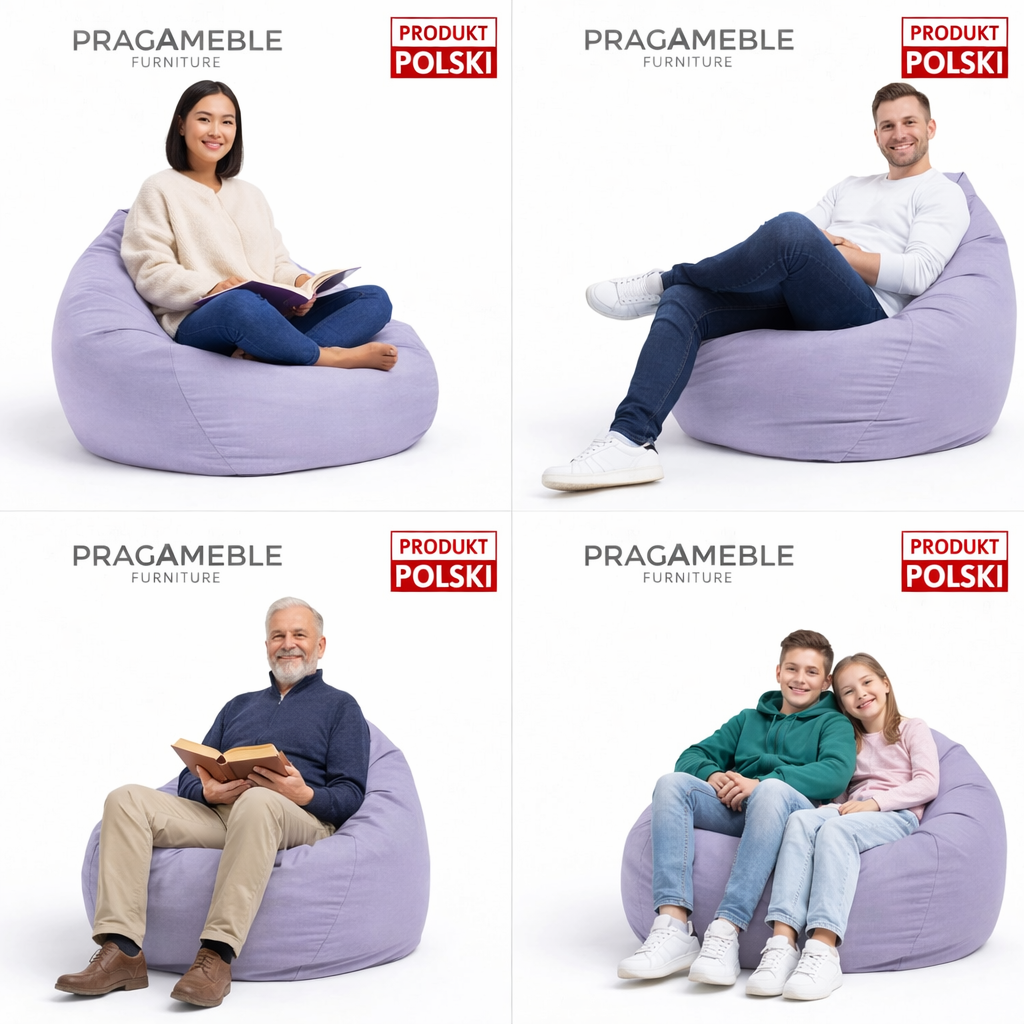 PUFA worek sako – KOMFORT PREMIUM DO DOMU I OGRODU WODOODPORNA