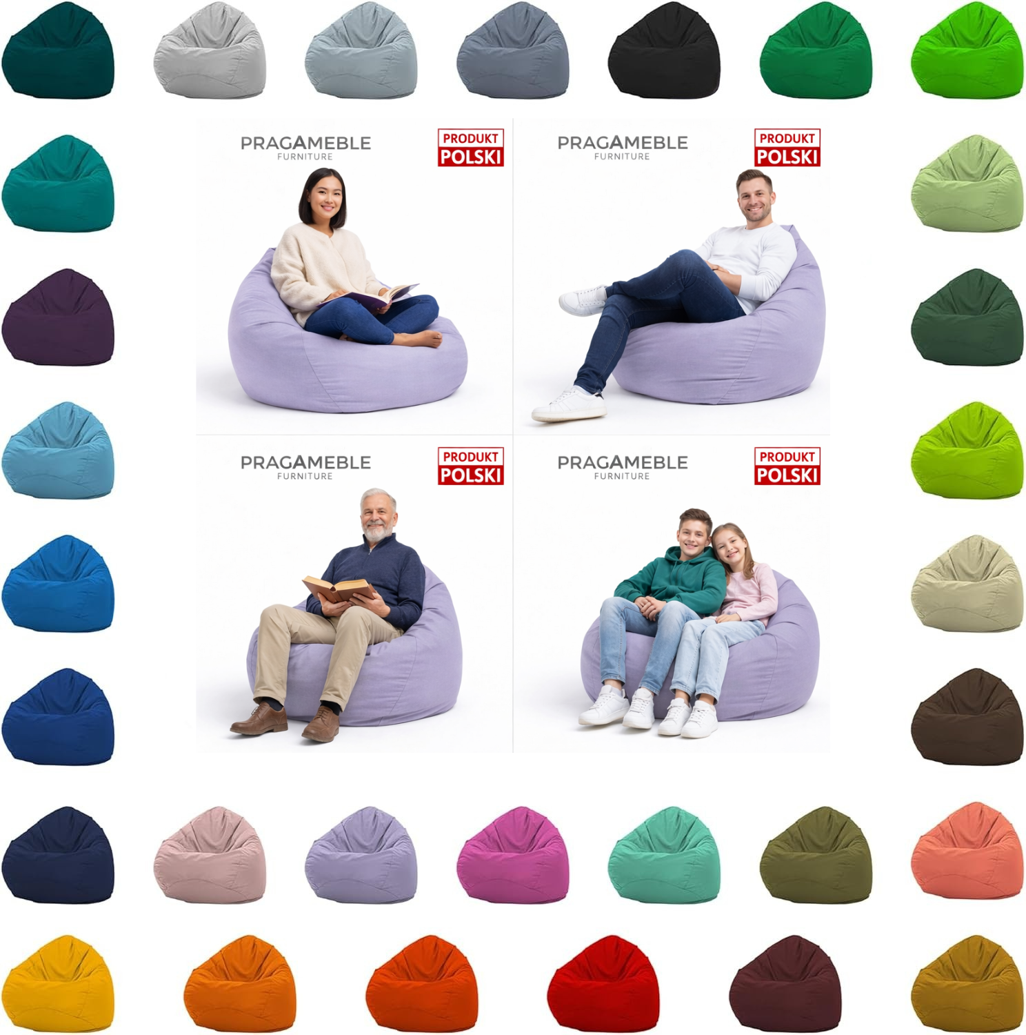 PUFA worek sako – KOMFORT PREMIUM DO DOMU I OGRODU WODOODPORNA