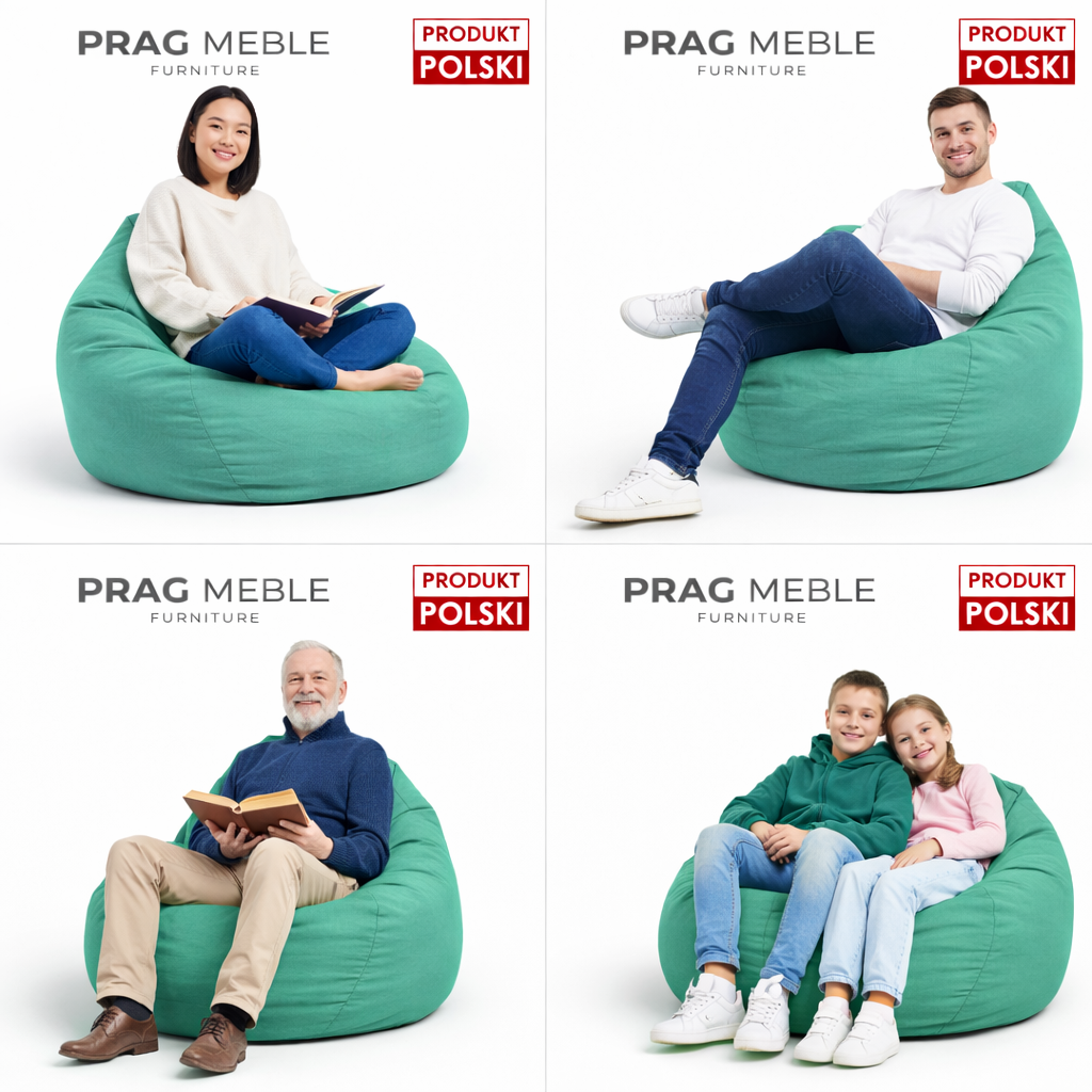 PUFA worek sako – KOMFORT PREMIUM DO DOMU I OGRODU WODOODPORNA
