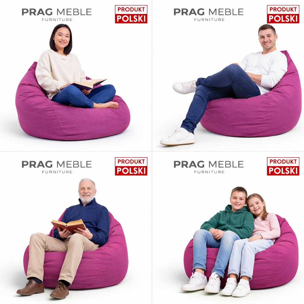 PUFA worek sako – KOMFORT PREMIUM DO DOMU I OGRODU WODOODPORNA