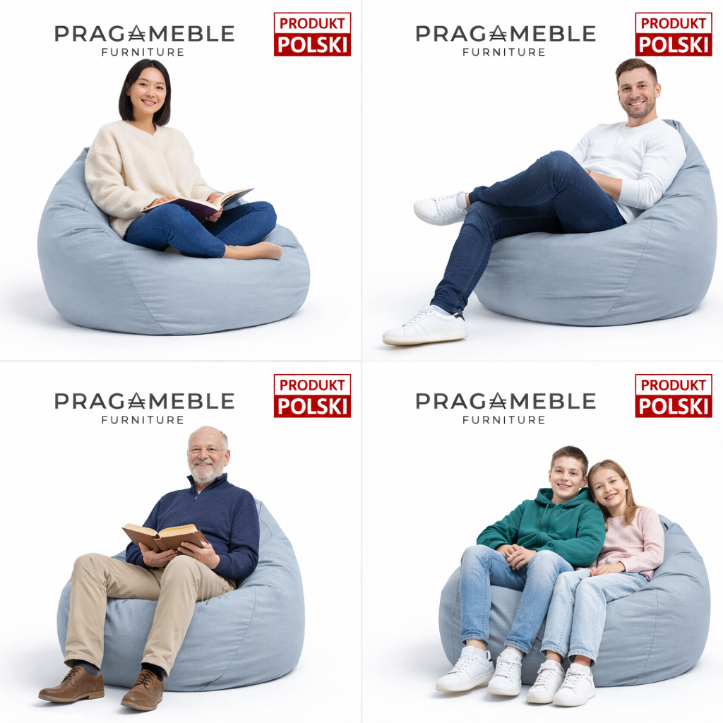 PUFA worek sako – KOMFORT PREMIUM DO DOMU I OGRODU WODOODPORNA