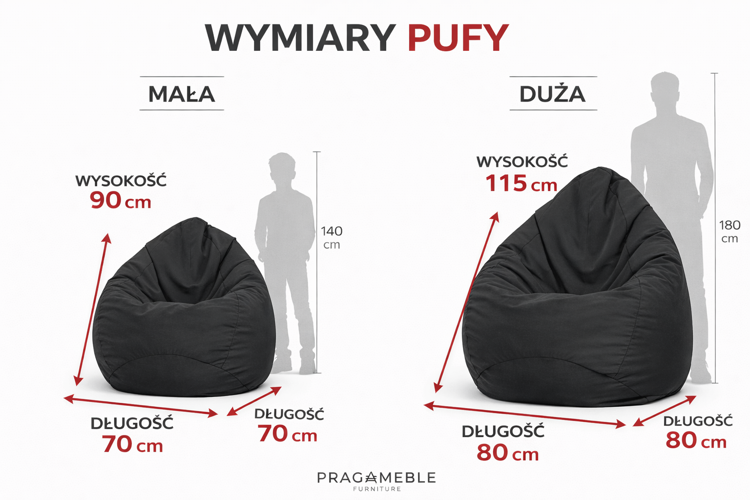 PUFA worek sako – KOMFORT PREMIUM DO DOMU I OGRODU WODOODPORNA